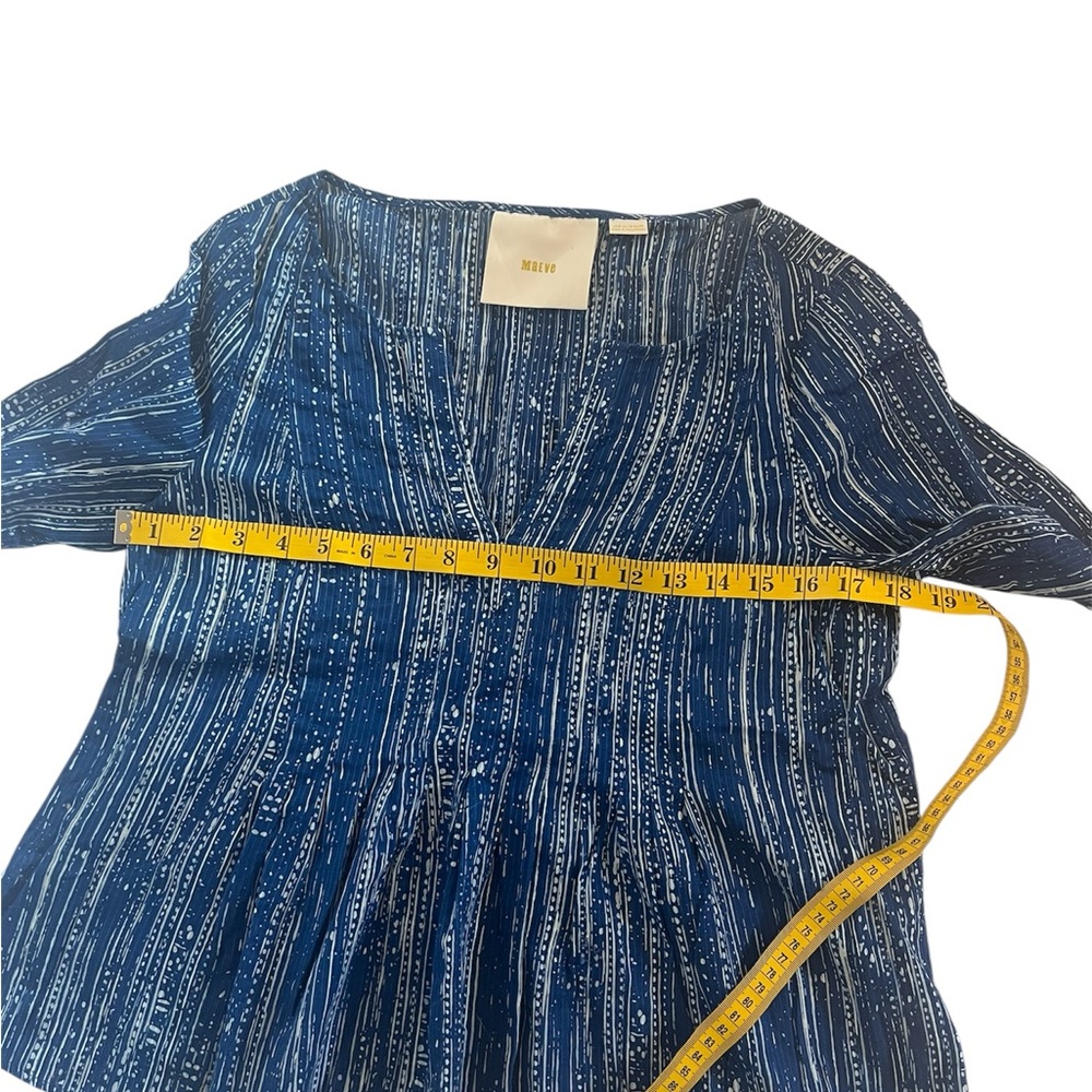 Anthropologie Maeve pleated shirt Sz US 8 - Picture 5 of 7